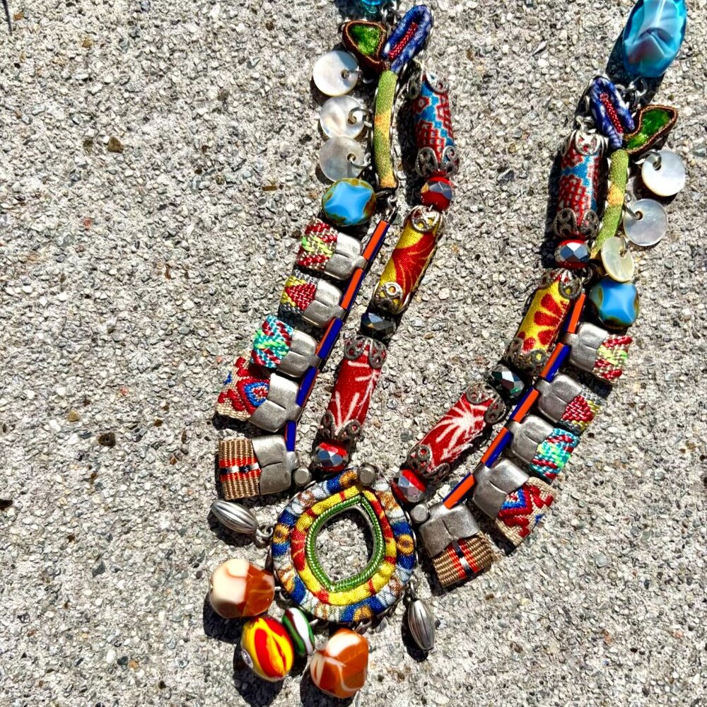 Exquisite Ayala Bar necklace in vibrant color, 16-20"